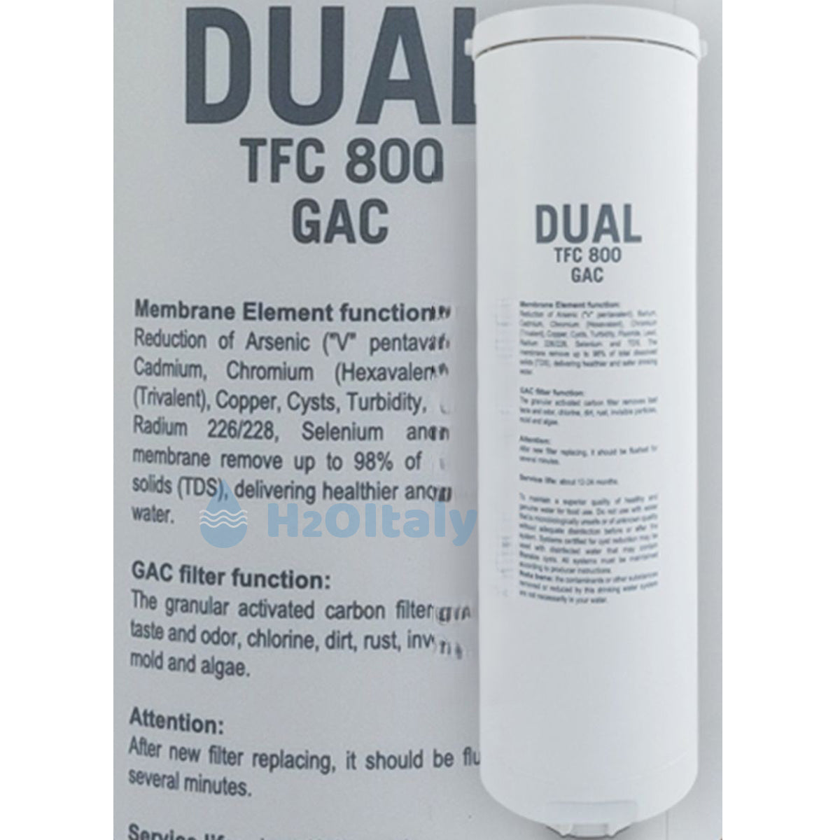 Folio R800 RO800 PLUS - direct flow reverse osmosis – h2oitaly